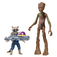 マーベル アベンジャーズ インフィニティ・ウォー ロケット・ラクーン ＆ グルート アクションフィギュア インフィニティ・ストーン付属