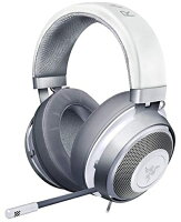 【中古】 Razer Kraken Mercury White ゲーミングヘッドセット 3.5mm 冷却パッド PS4 PS5 PC Switch スマホ RZ04-02830400-R3M1