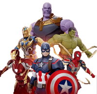 Fondjoy　1/12　スパイダーマン　アイアンマンMK50　ブルース・バナー　サノス　キャプテン・アメリカ　マイティ・ソー　可動　プラモデル　組立式　正規授権