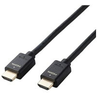ELECOM｜エレコム HDMI 1.4 ケーブル ハイスピード 2m 4K 30Hz フルHD 120Hz ARC 【 PS5 PS4 Nintendo Switch Xbox 対応 】 イーサネット High Speed HDMI Cable 認証品 ブラック ブラック GM-HD14E20BK【PS5/PS4/Switch/Xbox Series X S/Xbox One】