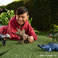 マテル ジュラシックワールド(JURASSIC WORLD) 　ビッグアクション！プルスサウルス 子供向けフィギュア 恐竜 おもちゃ 全長:約37cm 4歳から ブルー JGB94
