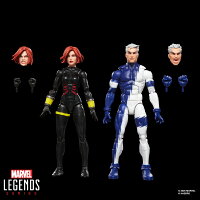 MARVEL　ハズブロ（Hasbro）MARVEL マーベルレジェンド・シリーズ ブラック・ウィドウ＆クイックシルバー、『アベンジャーズ：ザ・クロッシング』コミック コレクション用 15 cm アクションフィギュア G2122 正規品