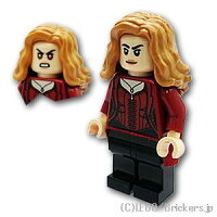 レゴ スーパー・ヒーローズ ミニフィグ スカーレット・ウィッチ（ワンダ・マキシモフ） - アヴェンジャーズ・インフィニティ・サーガ| LEGO純正品の フィギュア 人形 ミニフィギュア