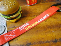 マクドナルド　カラビナキーホルダー　（レッド）　アメリカン雑貨　アメリカ雑貨　グッズ