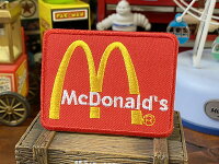 カンパニーロゴワッペン　（マクドナルド/アーチロゴ）　アメリカン雑貨　アメリカ雑貨　グッズ