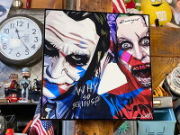 ダブル　ジョーカー　ポップアートフレーム　バットマン　スーサイド・スクワッド　アメリカン雑貨　アメリカ雑貨　グッズ