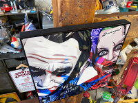 ダブル　ジョーカー　ポップアートフレーム　バットマン　スーサイド・スクワッド　アメリカン雑貨　アメリカ雑貨　グッズ