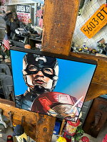 キャプテン・アメリカ　クリス・エヴァンス　ポップアートフレーム　（アイアンマンシールド）　#166　マーベル　アベンジャーズ　スティーブ・ロジャース　アメリカン雑貨　アメリカ雑貨　グッズ