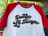 映画　スーサイド・スクワッド　ハーレイ・クイン　DADDY'S LITTLE MONSTER　オフィシャルTシャツ　公式グッズ　アメリカン雑貨　アメリカ雑貨　グッズ おしゃれ　かっこいい　半袖