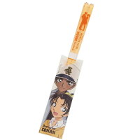 【ポイント10倍 & クーポン！】クリア箸 おはし 名探偵コナン 平次&和葉 ライトオレンジ 金正陶器 23cm 日本製 アニメ メール便可