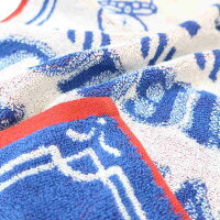 【ポイント10倍 & クーポン！】名探偵コナン フェイスタオル ジャガードロングタオル オーガニックコットン アイコニックコナン 少年サンデー 丸眞 新生活雑貨 アニメキャラクター グッズ メール便可 シネマコレクション