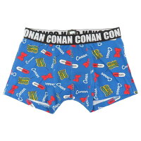 【ポイント10倍 & クーポン！】名探偵コナン 男性用下着 ボクサーブリーフ アイコン 少年サンデー スモールプラネット Mサイズ Lサイズ XLサイズ メンズインナー アニメキャラクター グッズ メール便可 シネマコレクション