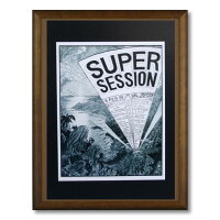 サーフムービーポスター L-80 「SUPER SESSION イラスト」 サイズ：28×21.5cm アメリカ雑貨 アメリカン雑貨
