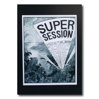 サーフムービーポスター L-80 「SUPER SESSION イラスト」 サイズ：28×21.5cm アメリカ雑貨 アメリカン雑貨