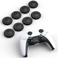 NEWDERY PS5 コントローラー 交換用スティックキャップ 10個キット PS4 コントローラー/PS5 コントローラー/PS5 コントローラー Edge ハンドル 交換用ジョイスティックキャップ 周辺機器 ホコリ…