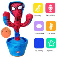 【即納】スパイダーマン ぬいぐるみ オウム返し 歌うぬいぐるみ 踊るぬいぐるみ おもちゃ LED発光 こえマネ おしゃべりハギーワギー 飾り プレゼント ハギーワギー グッズ