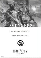 MARVEL マーベル INFINITY SAGA クリアファイルB アベンジャーズ キャプテン・アメリカ アイアンマン ハルク マイティ・ソー ブラック・ウィドウ IG-3708 インロック