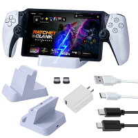 PS Portal 用充電スタンド【新登場-AriKroii-psポータブル】 for playstation portal PS5 Portal リモートプレーヤー 用 psポータル用 充電器 Portal ps5 リモートプレイヤー コントロー ラー 充電スタンド 充電ドック 急速充電ドック Type-C式 充電ステーション 収納便利 過