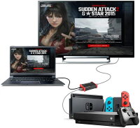 Basicolor キャプチャーボード HDMI USB3.0 1080P 60FPS、Switch PS4 Xbox Wii U ウェブカメラ PS3に対応、1080P HDMI パススルー Windows 7 8 10 MacBook Linux Youtube Twitch OBS Potplayer に対応 HSV321
