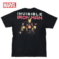 アイアンマン マーベル Tシャツ tシャツメンズ MARVEL レディース 半袖 IRONMAN アメコミ アベンジャーズ キャプテンアメリカ キャラクター グッズ ダンス プリント ブラック ペアルック 誕生日プレゼント ユニセックス【メール便送料無料】