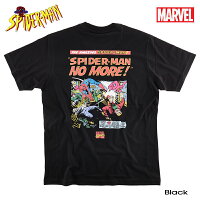 SPIDERMAN マーベル Tシャツ スパイダーマン メンズ MARVEL レディース 半袖 プリント アベンジャーズ アメコミ tシャツ アイアンマン VENOM ハルク ソー コミック キャラクターグッズ ダンス 黒 ブラック プレゼント ギフト正規品【メール便送料無料】