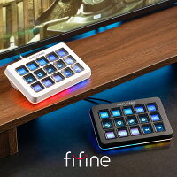 【公式ブランド・1年保証】ストリームデック Stream Controller Deck ストリームコントローラー ゲーミングキーボード ショートカット 15キー配列 Stream 左手デバイス ショートカットキー登録 ホットキー アプリ起動 スチームデック FIFINE Ampligame D6