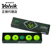 【正規代理店】 ゴルフボール ボール Volvik 4個入り マーカーセットハルクコラボ MARVEL 4.0 HULK