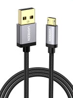 UGREEN Micro USB ケーブル Quick Charge 充電 マイクロ USB 2.0 Xperia、HTC、Galaxy S7 S6 Note、LG、Nexus、Nokia、PS4、 One等のAndroid USBデバイスに対応 ナイロン編み 3m