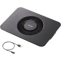 エレコム ノートパソコン冷却台 PS3 PS4 横置き 大型ファン 17インチまで対応 ブラック SX-CL21LBK