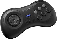 【2人に1人当選★抽選で100%ポイントバック！12/5限定】 8Bitdo M30 Bluetooth ゲーミングコントローラー ブラック 6ボタン メガドライブ風ゲームパッド Raspberry Pi スイッチ macOS 送料無料