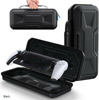 PS5 Portal ケース PlayStation Portal収納バッグ 保護ケース PSポータル 専用 収納ボックス リモートプレイヤー 持ち運びバック ハードケース 大容量 全面保護 耐衝撃 傷つけ防止 防水防塵 (BLACK)