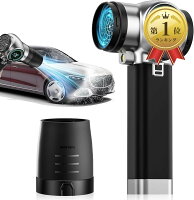 【楽天ランキング1位入賞】ブロワー 強力 洗車 新登場 プロ監修・2600g超強推力・245m/s 爆風 ぶろわー エアダスター 軽量小型ブロワー (シルバー・ブラック, サイズ統一)