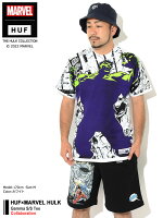 ハフ HUF Tシャツ 半袖 メンズ マーベル ハルク ガンマ コラボ ( HUF×MARVEL HULK Gamma S/S Tee ティーシャツ T-SHIRTS カットソー トップス メンズ 男性用 TS01973 )[M便 1/1] ice field icefield