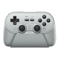 8BitDo 無線・有線接続 ゲーミングコントローラー　Switch/Switch2/Windows PC/MacOS/Android/iOS対応（グレイ） PRO3BLUETOOTHGY