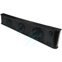 PS5用 冷却ファン 本体背面取付 一体型 省スペース USBポート 簡単装着 排熱 熱対策 静音 ブラック アローン ALG-P5COFK