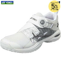 【5%OFFクーポン対象】ヨネックス YONEX テニスシューズ ユニセックス CONFORT WIDE DIAL 5 GC パワークッション コンフォートワイドダイアル5 クレーコート SHTCWD5G-011 「エントリーでシューレースプレゼント」