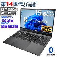 【新品】第14世代クアッドコアCPU搭載 Windows11 ノートパソコン office付き 15.6インチワイド液晶 フルHD Intel TwinLake N150 メモリ12GB 新品SSD256GB NVMe PCIe3.0 USB3.0 HDMI 日本語配列キーボード【NC15】
