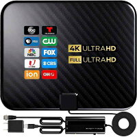 テレビアンテナ｜【2025年人気】室内アンテナ 地デジアンテナ ブースター 内蔵 高感度 高性能4K HD TV 600KM受信範囲無料視聴 防水 USB式給電 5Mケーブル F型 UHF VHF兼容 车 户外・室内用 設置簡単