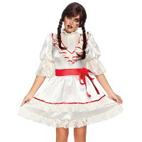 アナベル 死霊博物館 死霊館の人形 大人用 ドレス コスプレ コスチューム セクシー ハロウィン 変装 Annabelle