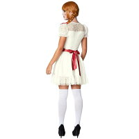 大人用 アナベル ショートドレス コスチューム - Annabelle コスプレ アナベル死霊博物館 死霊館の人形 衣装 ハロウィン 大人用 コスチューム 映画 Adult Annabelle Short Dress Costume - Annabelle