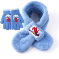2-5才 4-10才 キッズ 子供 マフラー グローブ 2点セット スパイダーマン スパイディ 襟巻き 手袋 ディズニー Disney 並行輸入品 【キャラクター グッズ ごっこ遊び なりきり 男の子 カーズ スパイダーマン】