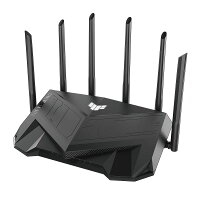 【整備済み品】 ASUS WiFi 無線ルーター WiFi6 4804+574Mbps TUF-AX5400 (A) v6プラス対応 ゲーミングルーター 180日保証 動作確認済 認定リファービッシュ 高速通信 メッシュWiFi AiMesh 中古 送料無料 迅速配送 翌日配送