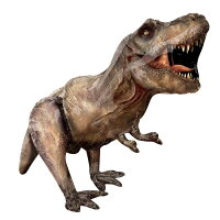 誕生日 バルーン 恐竜 自立式 ジュラシックワールド ティラノサウルス 【ぺしゃんこでお届け 】 フィルム風船 ガス無し 高さ50cm ダイナソー dinosaur 男の子 誕生日パーティー イベント 恐竜パーティー リトルレモネード