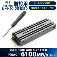 SSD PS5 対応 特化設計ヒートシンク付き 搭載 内蔵 m.2 ssd 2TB PS5 Pro 簡単 増設 Gen4x4対応 NVMe PS5拡張ストレージLMD-PS5M200 ロジテック