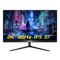 【クーポン適用で25,920円】27インチ 2K 165hz IPS ディスプレイ ゲーミングモニター HDMI DP USB WQHD 1440p VGA/SVGA/XGA/SXGA/WSXGA+/FHD/QHD対応 5MS HDR対応 ベゼルレス 可視角度176°/170° FPS向き display monitor 90%色域 LVYUAN