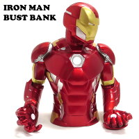 貯金箱 アイアンマン バスト バンク ■ アベンジャーズ IRON MAN マーベル MARBEL インテリア ディスプレイ ライセンス商品