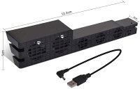 冷却ファン PS4-Proの本体専用 Iseebiz ラジエータ クーリング USBケーブル付き 内部冷却ファン 縦置きスタンド 温度制御 PS4 Pro冷却ファン 薄型 放熱 電動ファン PCケース ミニ