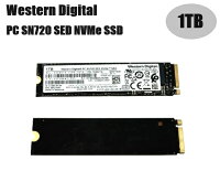 Western Digital製 SSD 1TB PS5 NVME M.2 SDAQNTW-1T00-1016 PC SN720 SED 2280 PCIe Gen3 x4 「新品バルク品」