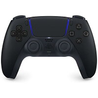 【新品】PlayStation 5 DualSense ワイヤレスコントローラー ブラック (CFI-ZCT1J01)【送料無料】