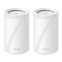 TP-Link WiFi 7 ルーター メッシュ WiFi システム トライバンド 5760 Mbps (6GHz) + 2880 Mbps (5GHz) + 688Mbps (2.4GHz) 2.5Gbps イーサネットポートx1 シームレスAIメッ